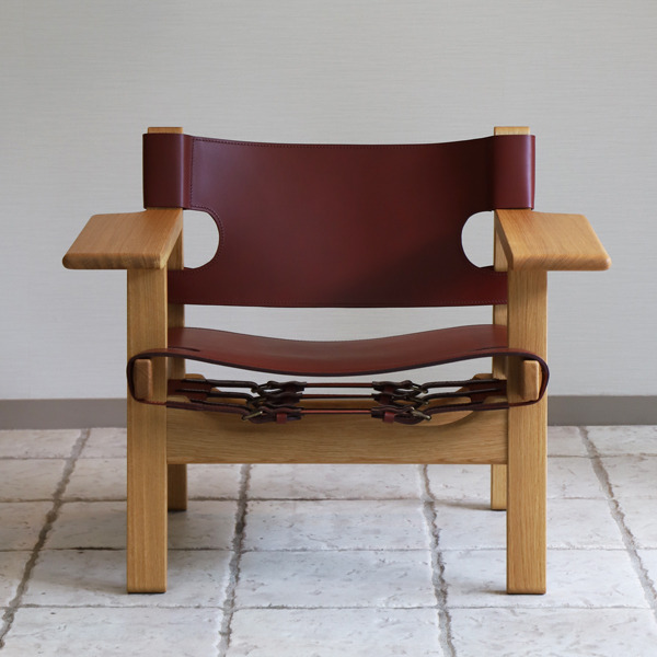 Borge Mogensen  Spanish Chair - Deep Red (9).jpg