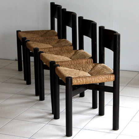 Sold out】シャルロットペリアン 椅子 / Charlotte Perriand Chair: KAMADA 北欧家具 ヴィンテージ コレクション