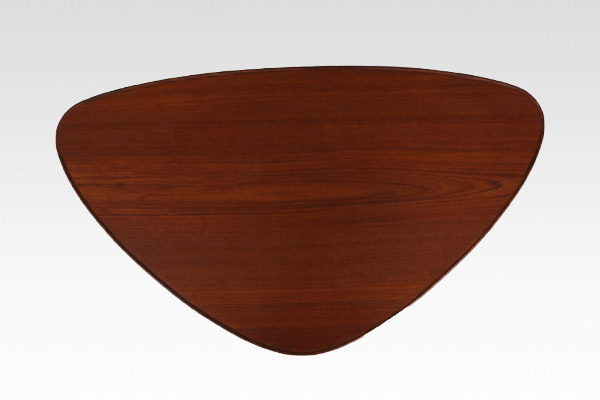 Danish vintage  Triangular shaped coffee table  BC Furniture (2).jpg