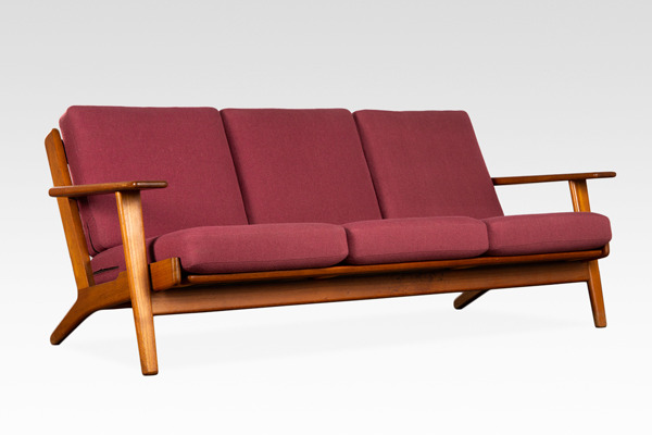 Hans J. Wegner / 3シーターソファ. GE290 Teak / GETAMA: KAMADA 北欧