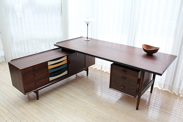Arne Vodder  Rosewood sideboard and desk, rosewood  Sibast (5).jpg